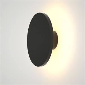 GENEVA LED 8W 3000K OUTDOOR WALL LAMP BLACK D:15CMX5.5CM 80201141